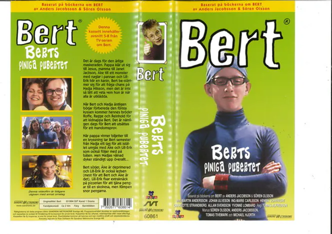 Huvudbild BERT PINIGA PUBERTET (VHS)