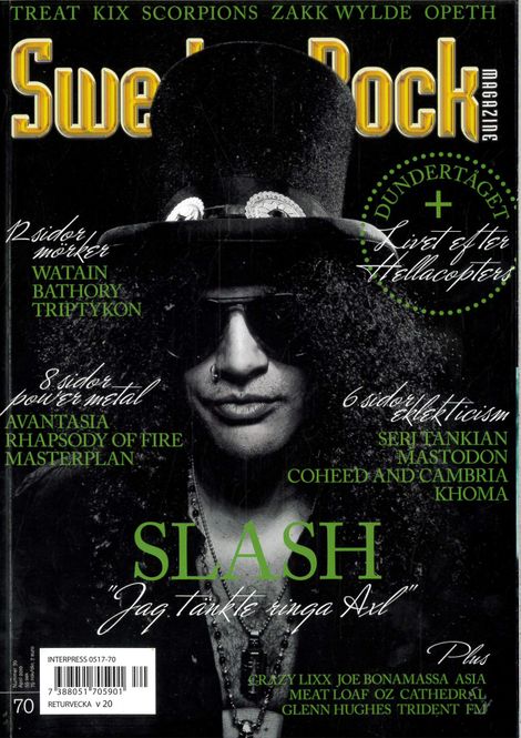 Huvudbild Sweden Rock Magazine  #70