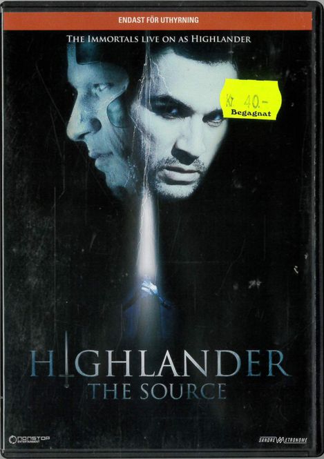 Huvudbild Highlander 5 The Source (beg Hyr)
