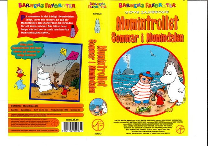 Huvudbild Mumintrollet - Sommar i Mumindalen (GUL) VHS