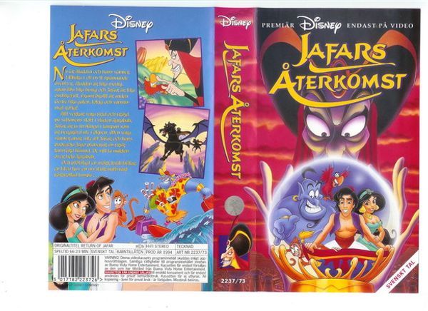 Jafars återkomst (VHS)