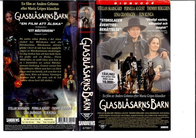 Huvudbild Glasblåsarns barn (VHS)