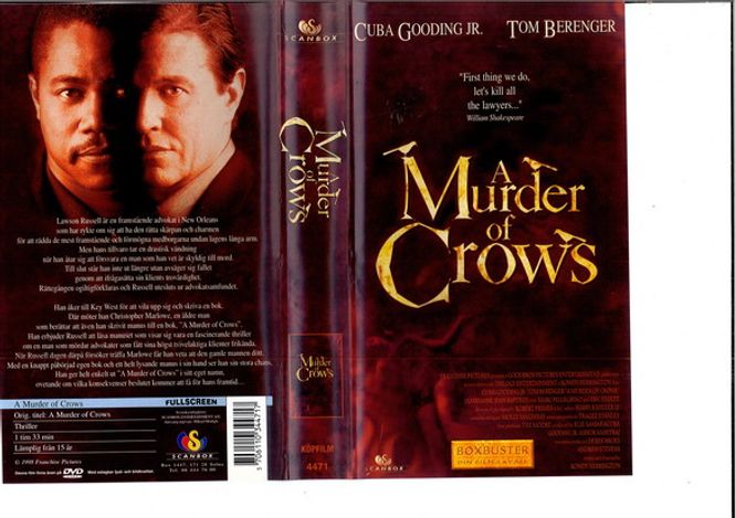 Huvudbild A Murder of Crows  (VHS)