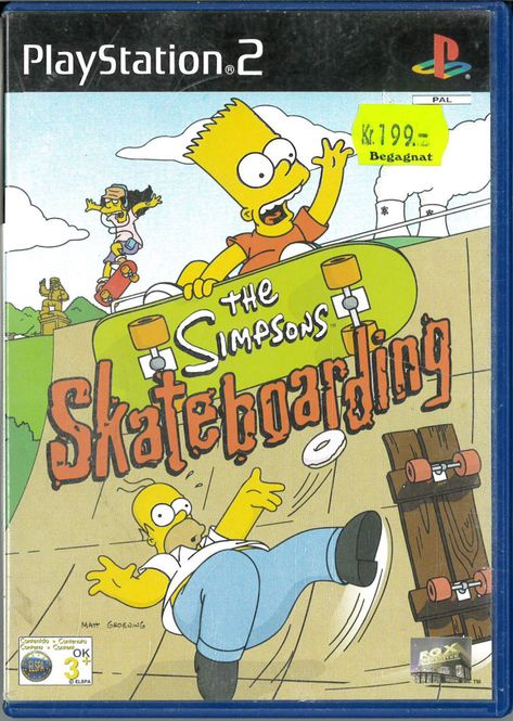 Huvudbild Simpsons Skateboarding (Ps2) beg