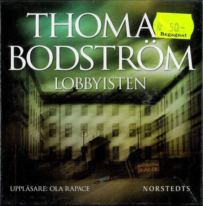 Huvudbild THOMAS BODSTRÖM: Lobbyisten (ljudbok) beg