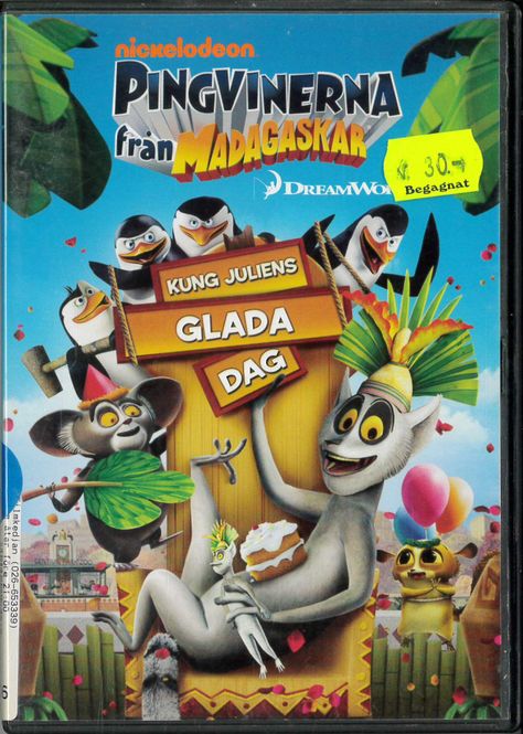 Huvudbild Pingvinerna från Madagaskar - Kung Julians glada ...