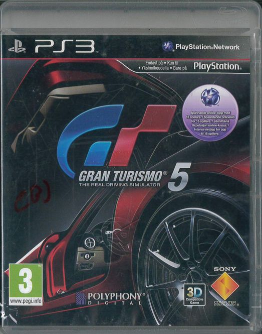 Huvudbild Gran Turismo 5   (Ps3 beg)