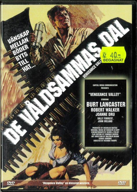 Huvudbild De Våldsammas Dal  - Vengeance Valley  (dvd) beg 
