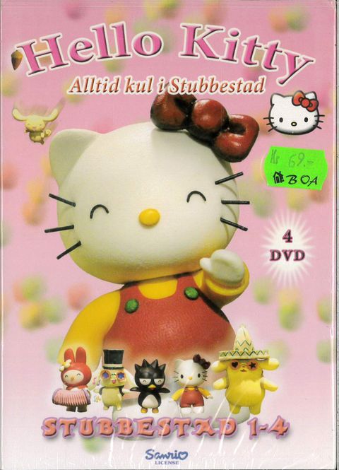 Huvudbild Hello Kitty Stubbestad 1-4 (dvd)