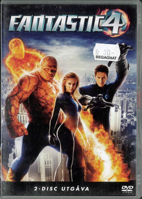 Huvudbild Fantastic Four (2005) 2 disc (dvd) beg
