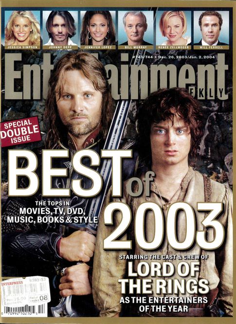 Huvudbild Entertainment Weekly  #743/744: Best 2003