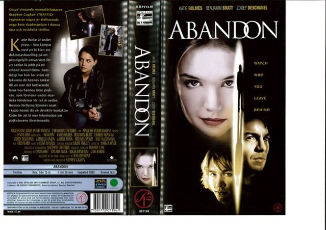 Huvudbild Abandon  (VHS)
