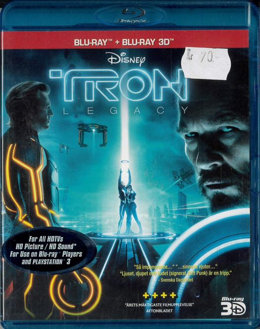 Huvudbild Tron Legacy (Real 3D + Blu-ray) beg