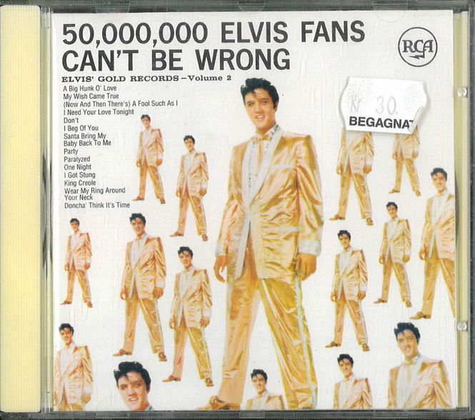 Huvudbild Elvis Presley - 50,000,000 Elvis Fans Can't Be ...