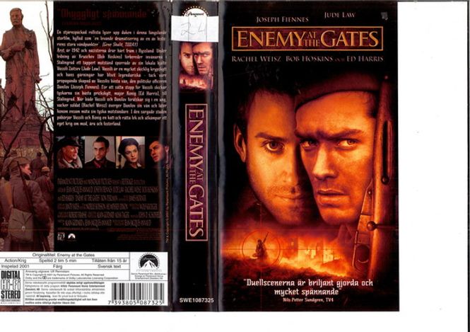 Huvudbild Enemy at the Gates (vhs)