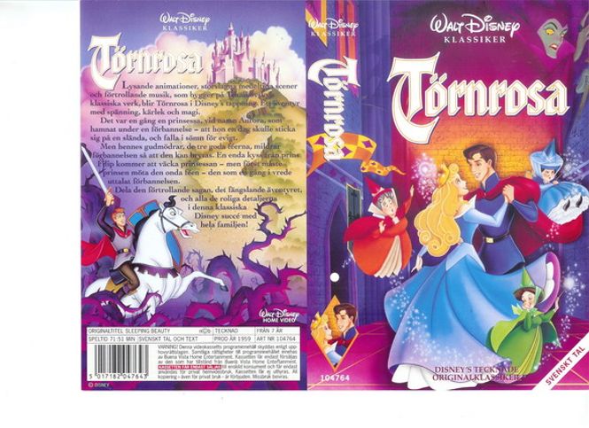 Huvudbild Törnrosa - Disneyklassiker 16 (vhs)