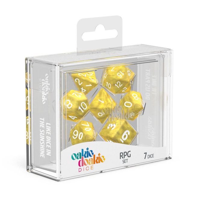 Huvudbild Dice - Marble Yellow