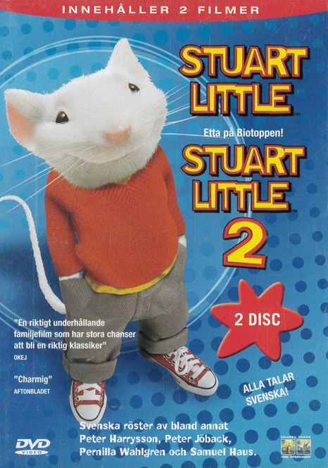 Huvudbild Stuart Little 1+2 (dvd) beg