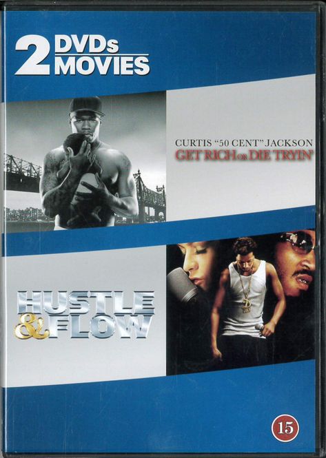 Huvudbild Get Rich or Die Tryin' / Hustle & Flow (dvd) beg