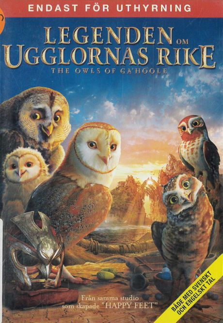 Huvudbild Legenden om ugglornas rike (dvd) fd hyr