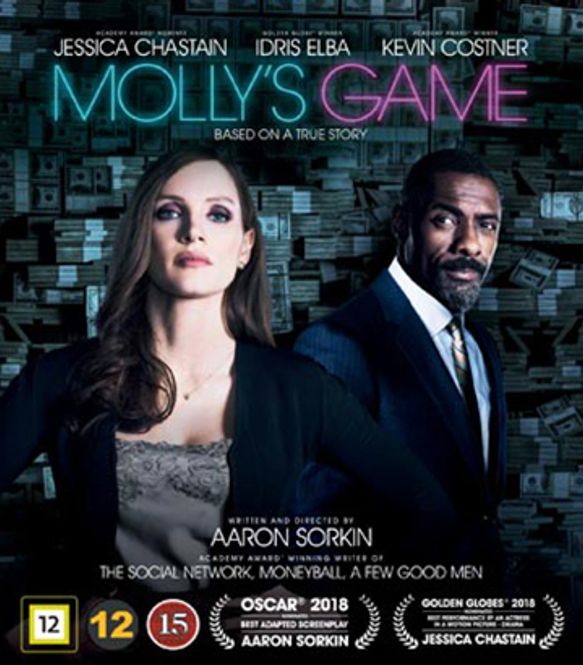Huvudbild Molly's Game (Blu-ray) fd hyr