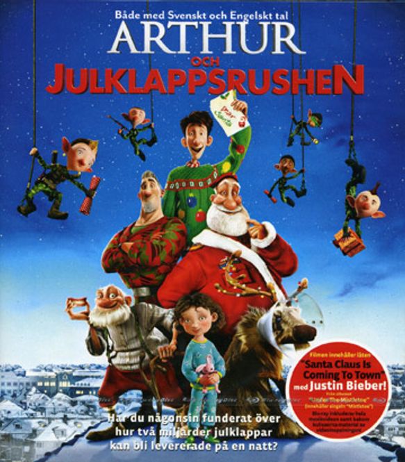 Huvudbild Arthur och julklappsrushen (Blu-ray) fd hyr