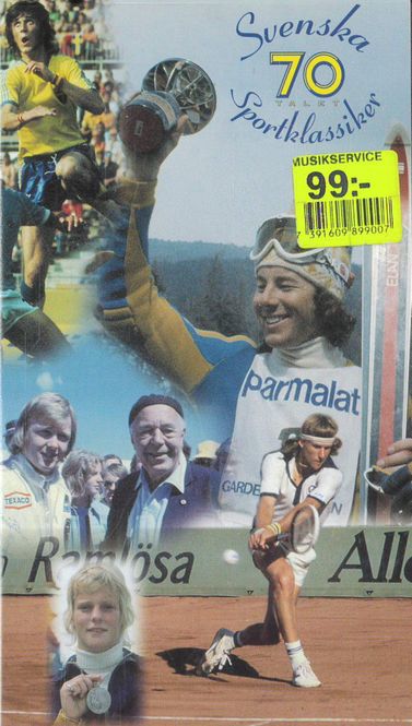 Huvudbild Svenska Sport Klassiker 70 talet (vhs)