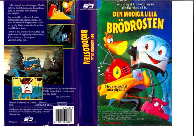 Huvudbild Den modiga lilla brödrosten - vhs