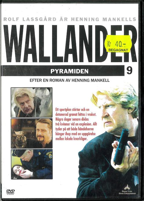 Huvudbild Wallander 009  Pyramiden (DVD) beg
