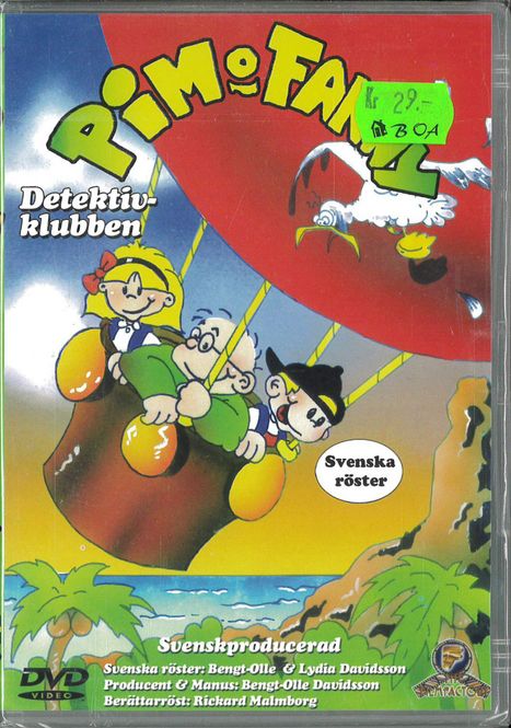 Huvudbild Pim & Fanny - Detektivklubben (dvd)
